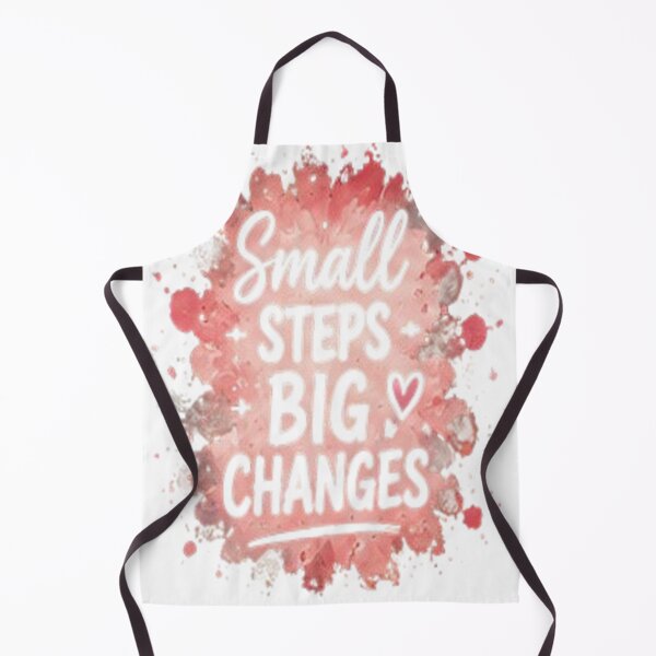 Item preview, Small Steps Big Changes Floral Quote designed and sold by FABIOLA1970.