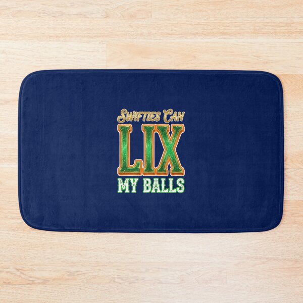Item preview, Swifties Can LIX My Balls Football Graphic designed and sold by robinhallu.
