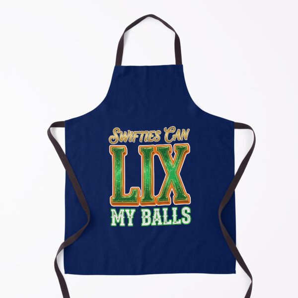 Item preview, Swifties Can LIX My Balls Football Graphic designed and sold by robinhallu.