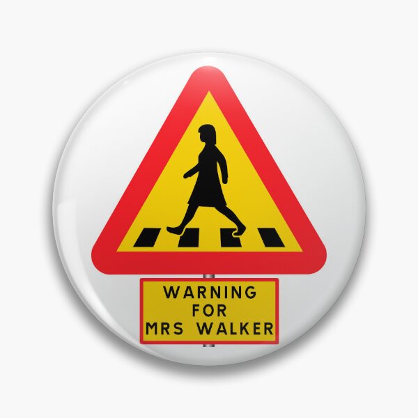 Item preview, Pedestrian Warning 002 designed and sold by ALF2023.