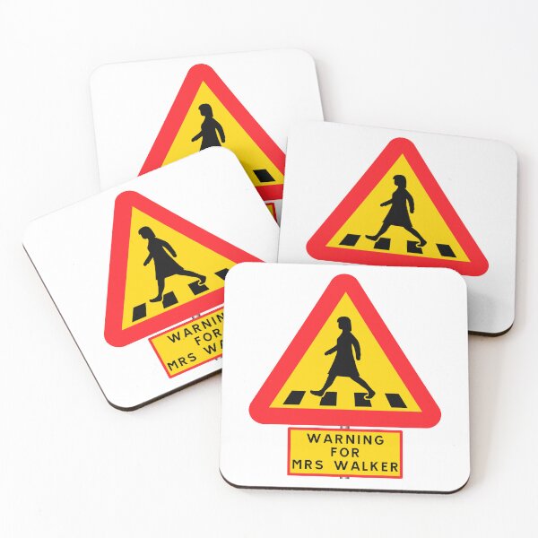 Item preview, Pedestrian Warning 002 designed and sold by ALF2023.