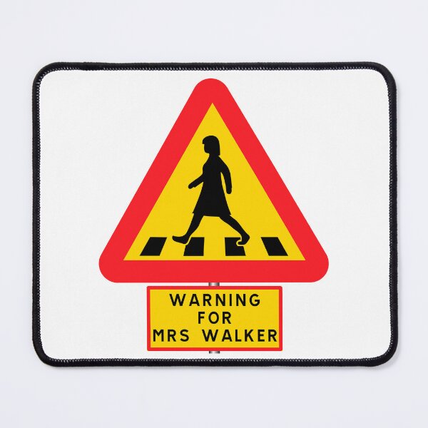 Item preview, Pedestrian Warning 002 designed and sold by ALF2023.