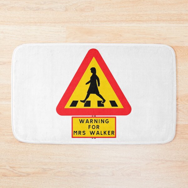 Item preview, Pedestrian Warning 002 designed and sold by ALF2023.