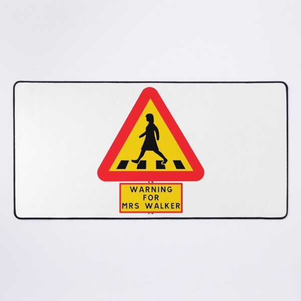 Item preview, Pedestrian Warning 002 designed and sold by ALF2023.