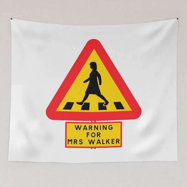 Item preview, Pedestrian Warning 002 designed and sold by ALF2023.
