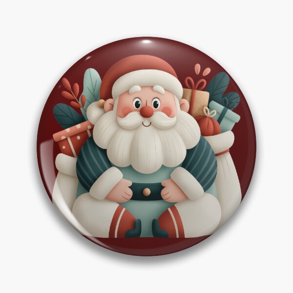 Item preview, Cute 3D Santa Claus with Holiday Gifts designed and sold by colorful-white.