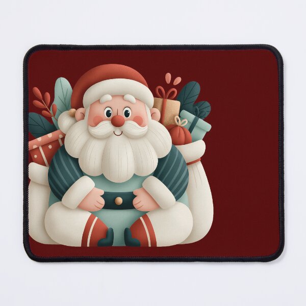 Item preview, Cute 3D Santa Claus with Holiday Gifts designed and sold by colorful-white.