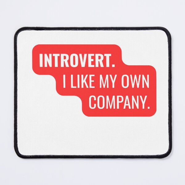 Item preview, INTROVERT — Funny Introvert Personality Typography designed and sold by Brensa.