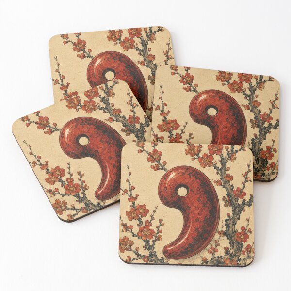 Item preview, Magatama – Spirit of Plum Blossoms designed and sold by  Silent Japan Studio.
