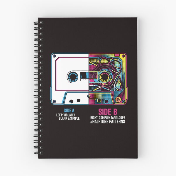 Item preview, Split Cassette Tape - Synthwave Audiophile Graphic designed and sold by SplashTastic.