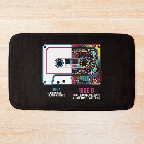 Item preview, Split Cassette Tape - Synthwave Audiophile Graphic designed and sold by SplashTastic.