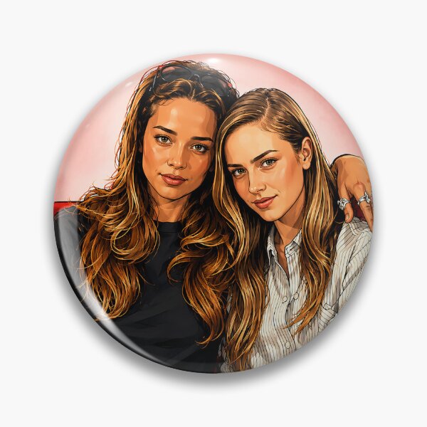 Artikelvorschau, Bo Bragason (Oona) und Amélie Hoeferle (Ramona) als Paar in Sterling Point (Fan Art) entworfen und verkauft von PopCultureAndStuff.