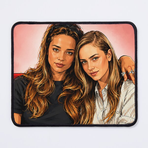 Item preview, Bo Bragason (Oona) and Amélie Hoeferle (Ramona) as a couple in Sterling Point (fan art) designed and sold by PopCultureAndStuff.