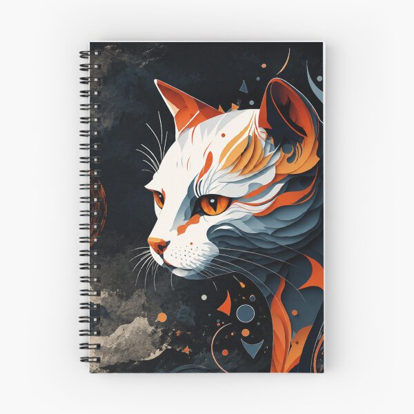 Item preview, Mystic Cat Spirit | Oriental Ink designed and sold by Fei Long Design Hub.