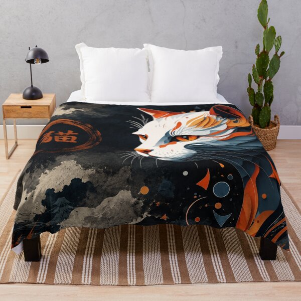 Item preview, Mystic Cat Spirit | Oriental Ink designed and sold by Fei Long Design Hub.