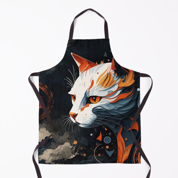 Item preview, Mystic Cat Spirit | Oriental Ink designed and sold by Fei Long Design Hub.