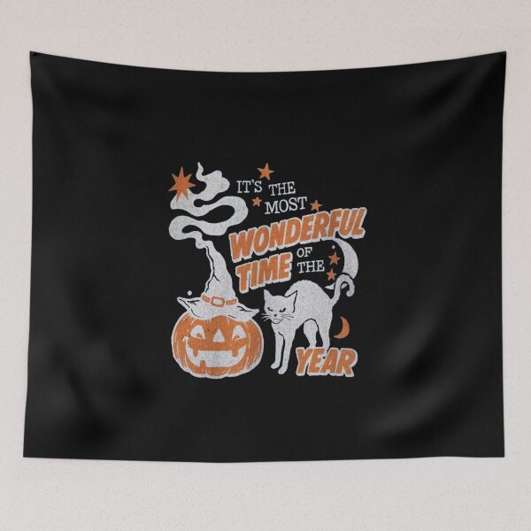 Item preview, Vintage Halloween Witchy Cat Retro designed and sold by roartusa.