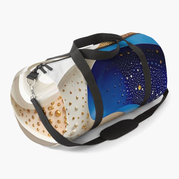 Item preview, Yin Yang Abstract Sculpture in Blue and Gold  designed and sold by Vicky Brago-Mitchell®.