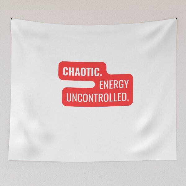 Item preview, CHAOTIC — Funny Chaotic Personality Typography designed and sold by Brensa.