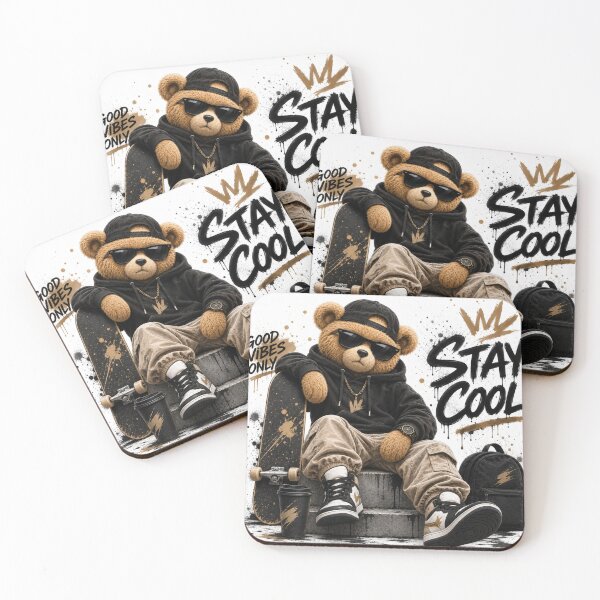 Item preview, Cool Skateboard Bear Streetwear designed and sold by VYBORA Studio.