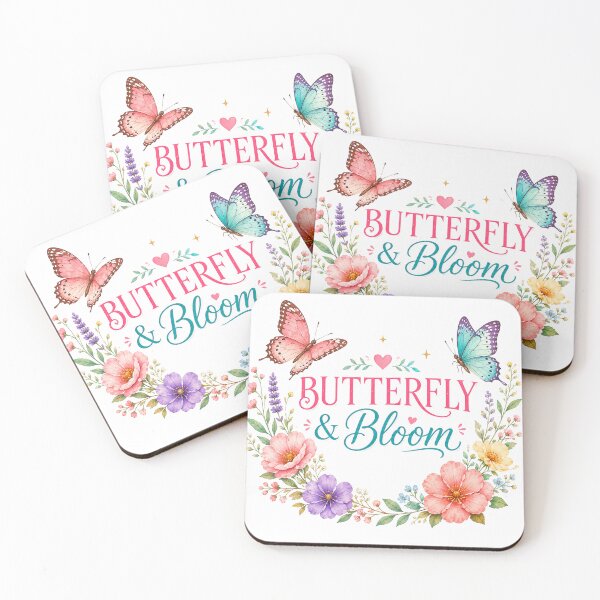 Item preview, Butterfly & Bloom | Floral Butterfly Garden Art designed and sold by Nicha Studio.