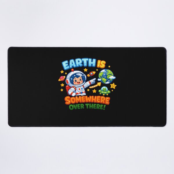 Item preview, Earth is Somewhere Overe There Kids Cosmic Address  designed and sold by Genius Geek.