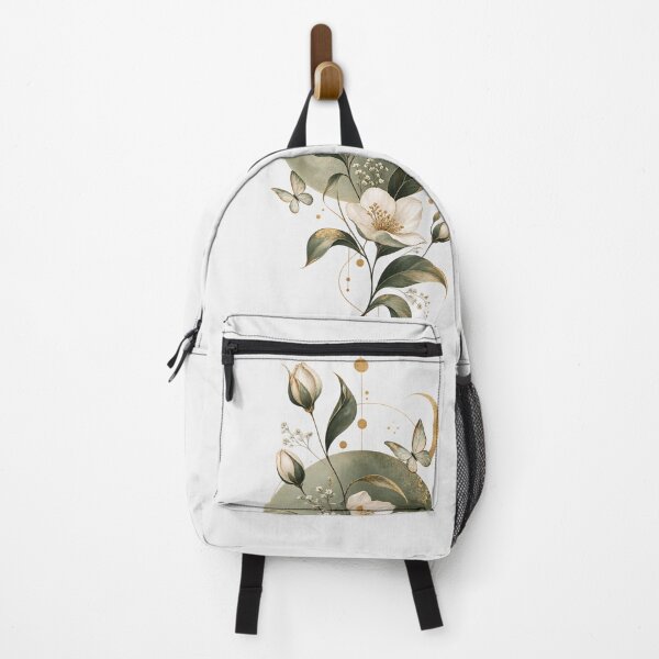 Item preview, Celestial Botanical Bloom – Minimalist Gold Floral Aesthetic designed and sold by MUSA'S.