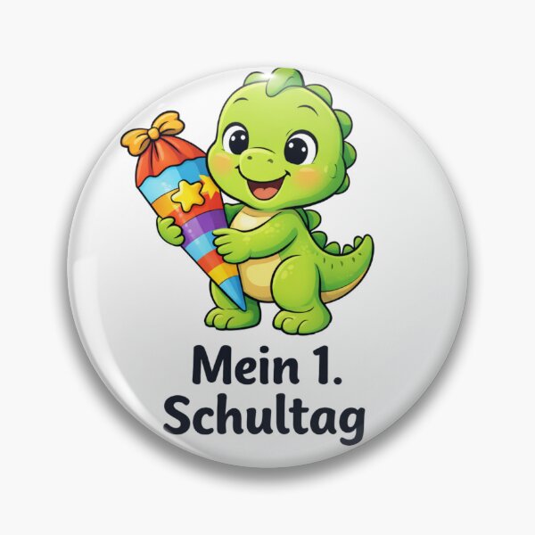 Item preview, My first day of school - Cute dinosaur for starting school designed and sold by Claudia156.