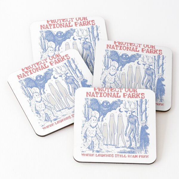 Item preview, Cryptid National Parks -  protect our national park where legends still roam free designed and sold by roartusa.