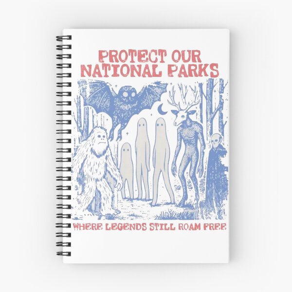 Item preview, Cryptid National Parks -  protect our national park where legends still roam free designed and sold by roartusa.