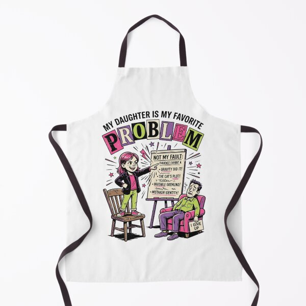 Item preview, My Daughter Is My Favorite Problem - Funny Dad & Parenting Humor designed and sold by BumbleBloom7.