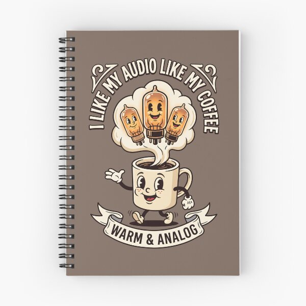 Item preview, Warm Analog Audio - Vintage Audiophile Coffee Humor designed and sold by SplashTastic.