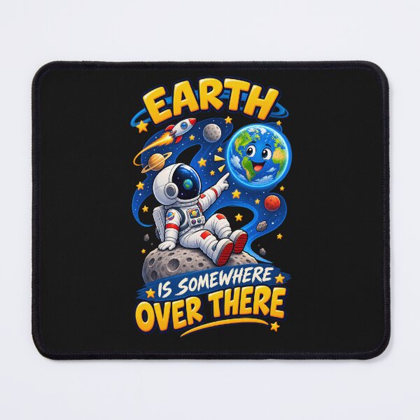 Item preview, Earth is Somewhere Overe There Kids Cosmic Address  designed and sold by Genius Geek.