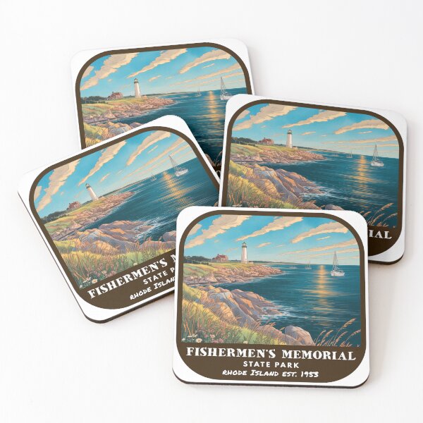Item preview, Fishermen's Memorial State Parkk (Rhode Island) designed and sold by RabbitK.