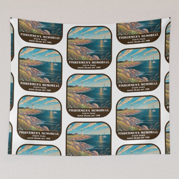 Item preview, Fishermen's Memorial State Parkk (Rhode Island) designed and sold by RabbitK.