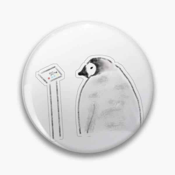 Item preview, Funny Penguin On Weight Scale Cute Art designed and sold by raun.draw.