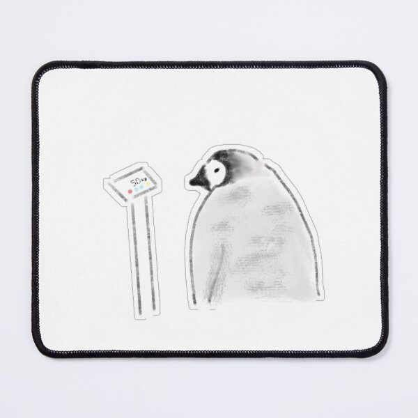 Item preview, Funny Penguin On Weight Scale Cute Art designed and sold by raun.draw.