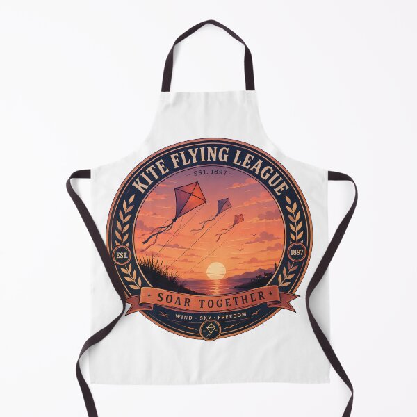 Item preview, Vintage Kite Flying League Sunset Emblem designed and sold by Extravanganzza.