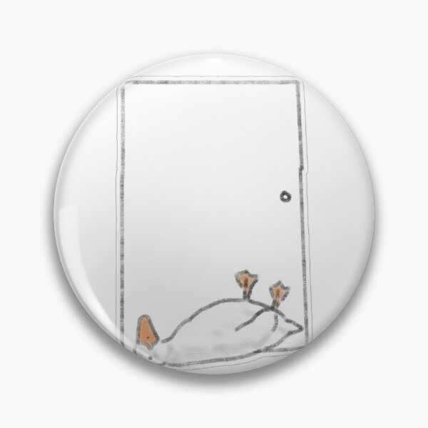 Item preview, Funny Lying Down Goose At The Door Cute Art designed and sold by raun.draw.