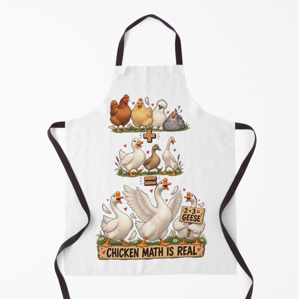 Item preview, Chicken math is real with ducks and geese designed and sold by Heritage Workshop Co..