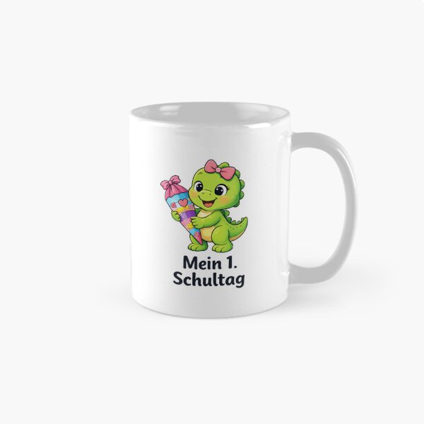 Item preview, My first day of school - cute dinosaur with a school cone designed and sold by Claudia156.
