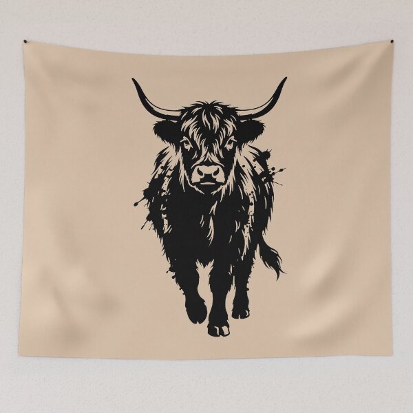 Item preview,  Cow Minimalist Art.  designed and sold by OmikronStore.
