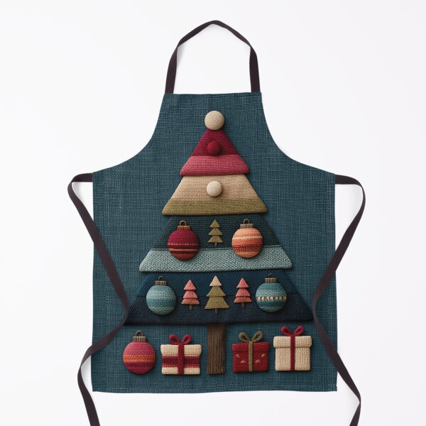 Item preview, Cozy Woven Fabric Geometric Christmas Tree designed and sold by colorful-white.