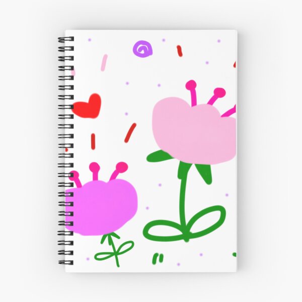 Item preview, Simple two pink flowers template designed and sold by EnjoyArtWorld.