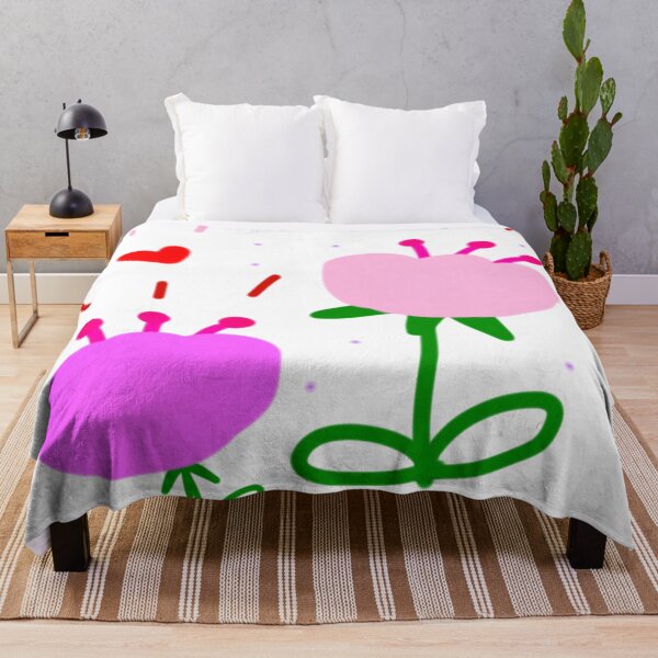 Item preview, Simple two pink flowers template designed and sold by EnjoyArtWorld.