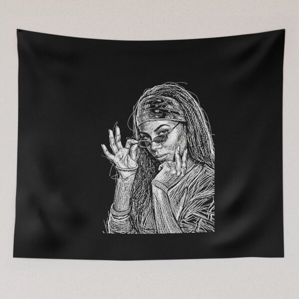 Item preview, Aaliyah Scribel Art designed and sold by stoppedonlin.