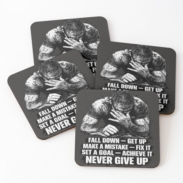 Item preview, Fall Down Get Up Motivation designed and sold by FABIOLA1970.