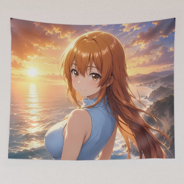 Item preview, Aina Yoshiwara Grand Blue Ocean Sunset Breeze designed and sold by Dashsopaner.
