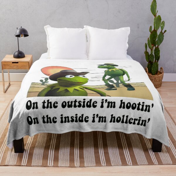Item preview, On The Outside I'm Hootin On The Inside I'm Hollerin designed and sold by TheresanGrano.