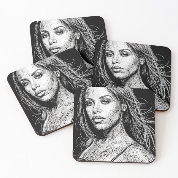 Item preview, Aaliyah Scribel Art designed and sold by stoppedonlin.